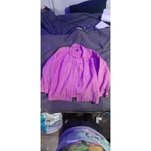 Gap, pink denim jacket (xl) good condition